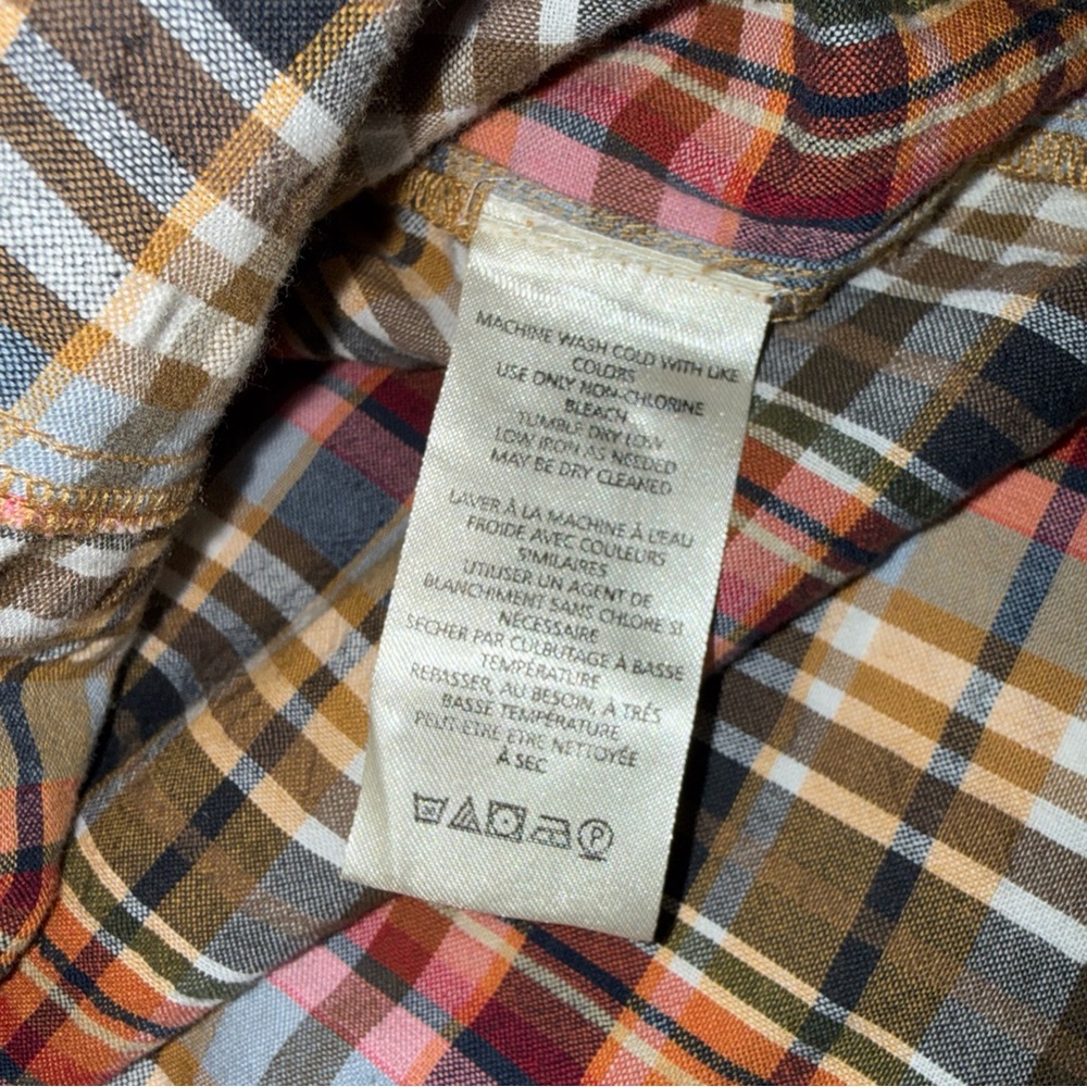 Anthropologie Pilcro Blusa Plaid ButtonDown Shirt Small‎ Sold Out - Picture 9 of 16